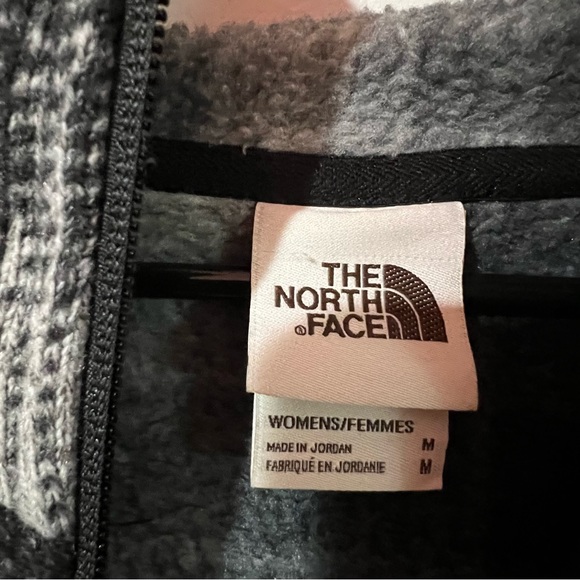 The North Face Sweater Womens Medium black and gray Gordon Lyons Hoodie - Picture 3 of 6